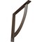 Ekena Millwork Bulwark Steel Bracket, Hammered Brown 2"W x 18"D x 18"H BKTM02X18X18BUHBR - alternate 1